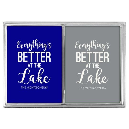 Better at the Lake Double Deck Playing Cards